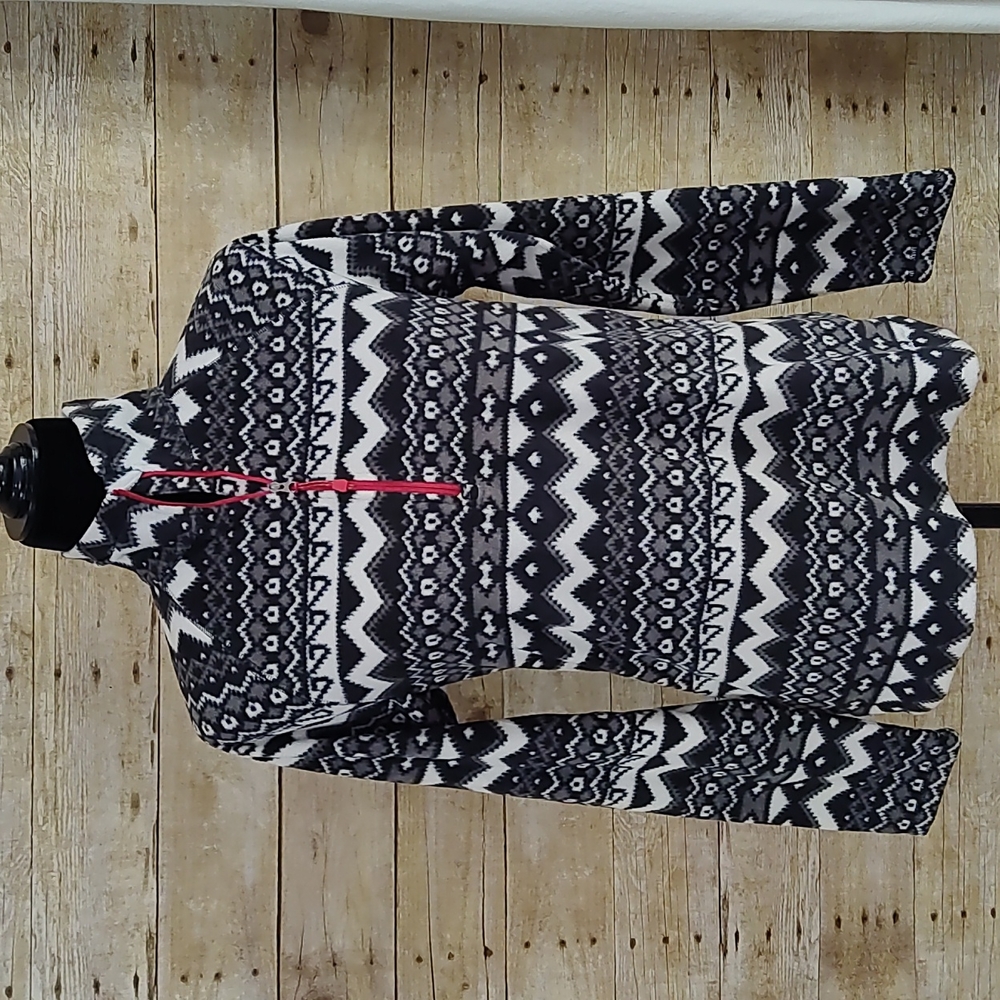 Eddie Bauer Quest Fleece 1/4 Zip Printed Pullover